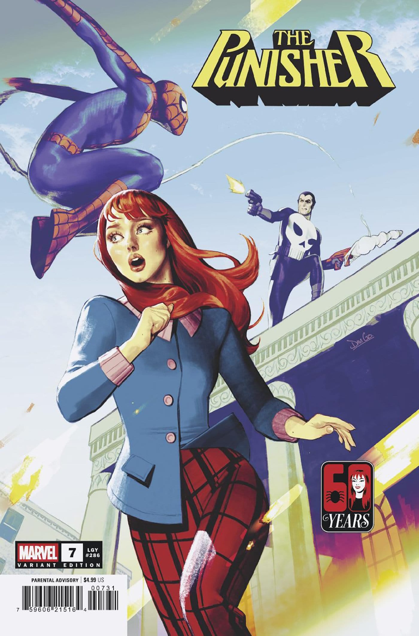 Marvel NEW THIS WEEK PUNISHER #7 DAVI GO MARY JANE WATSON VARIANT (VF/NM)