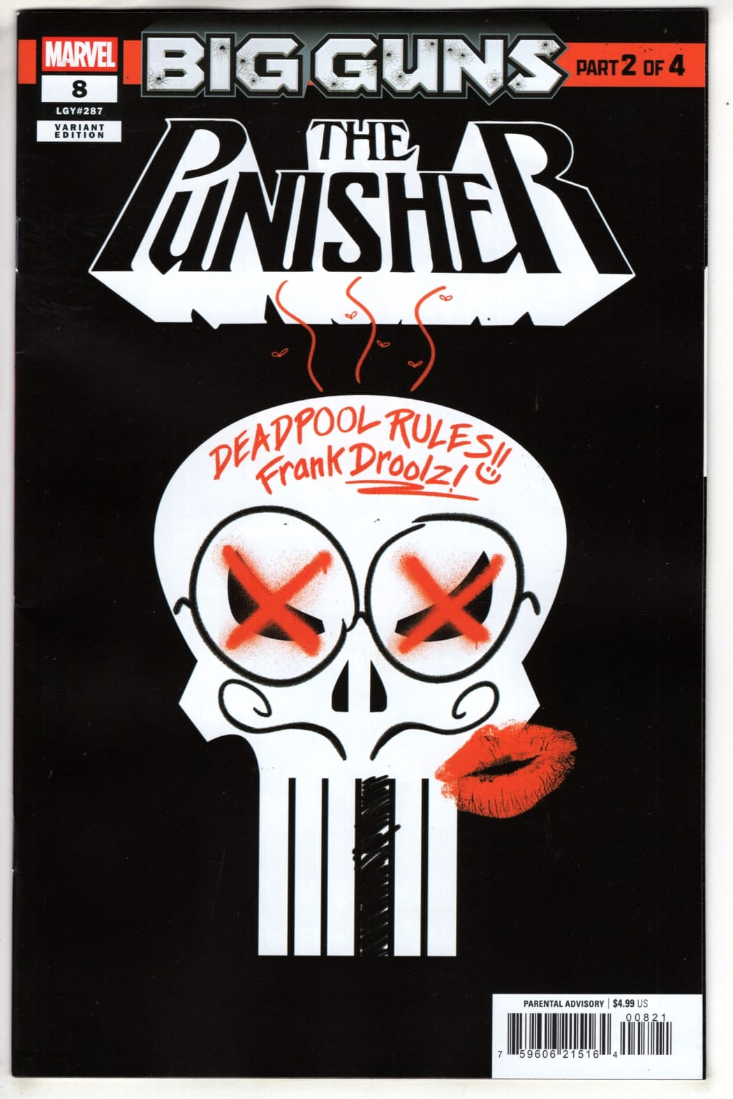 Marvel NEW THIS WEEK PUNISHER #8 CROSSOVER LOGO VARIANT [BG] (VF/NM)