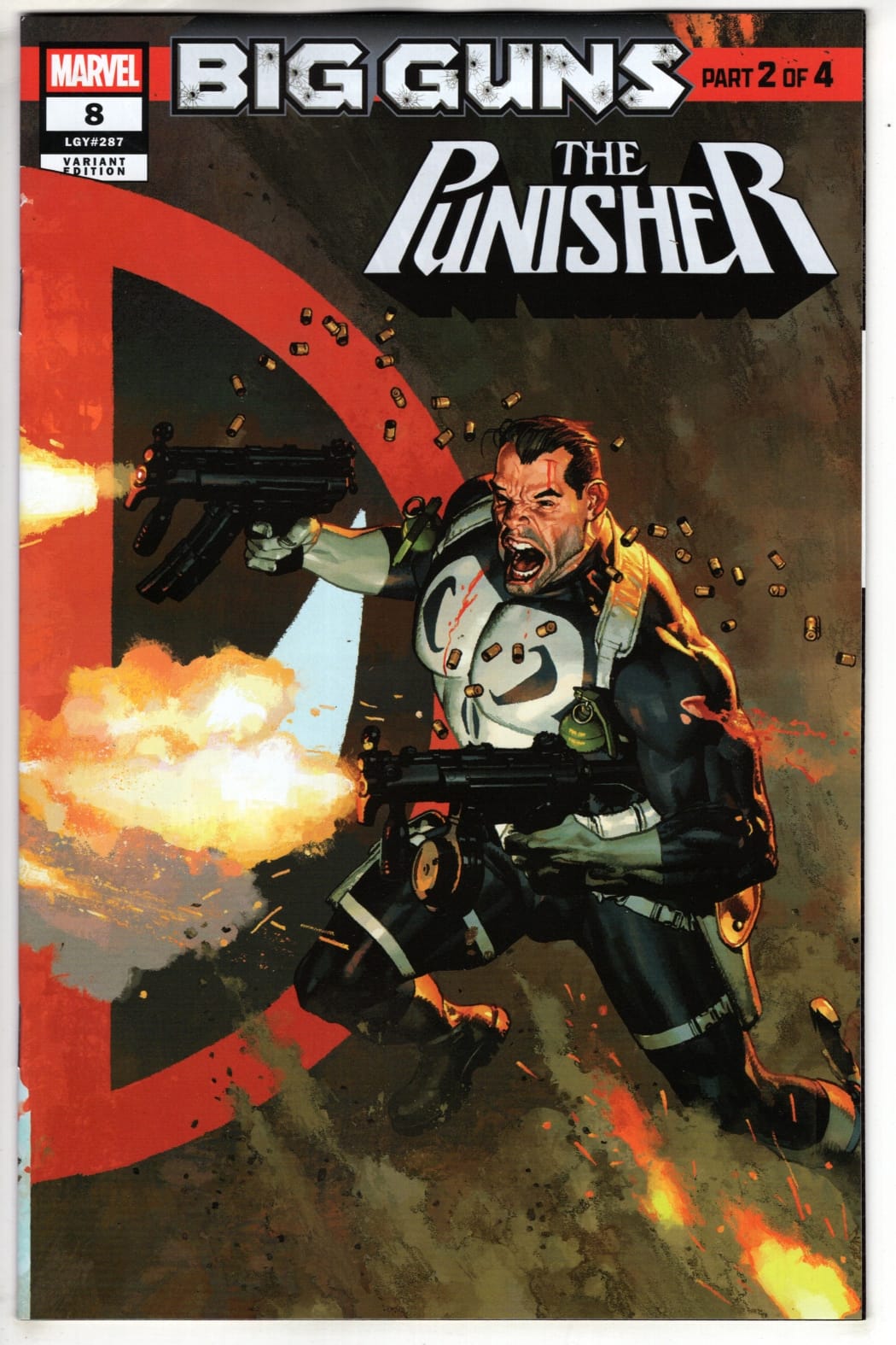 Marvel NEW THIS WEEK PUNISHER #8 JOSEMARIA CASANOVAS 4-PART CONNECTING VARIANT [BG] (VF/NM)