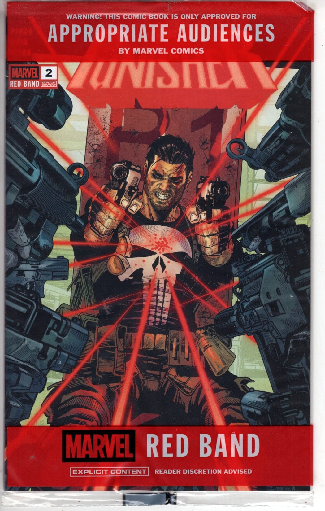 Marvel NEW THIS WEEK PUNISHER: RED BAND #2 MARCO CHECCHETTO 2ND PRINTING VARIANT [POLYBAGGED]