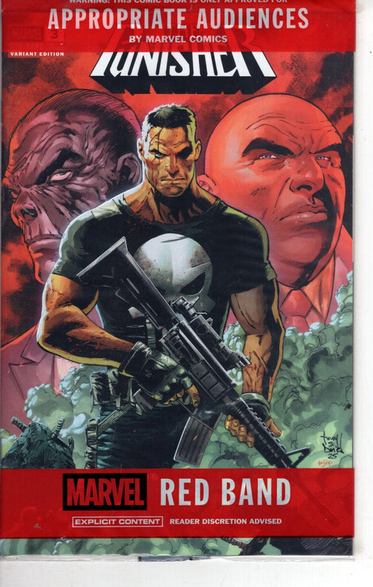 Marvel NEW THIS WEEK PUNISHER: RED BAND #3 TONY DANIEL VARIANT [POLYBAGGED] [VF/NM]