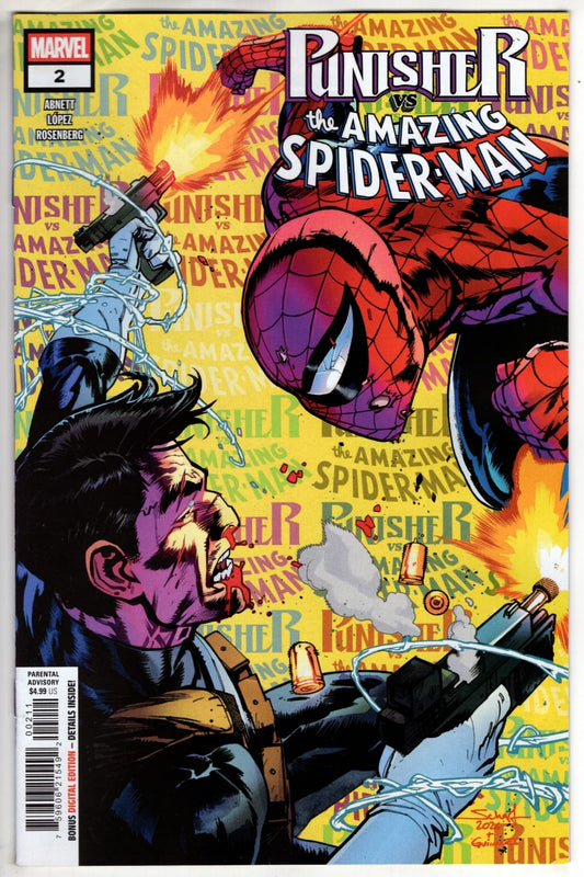MARVEL NEW THIS WEEK PUNISHER VS. SPIDER-MAN #2 (VF/NM)
