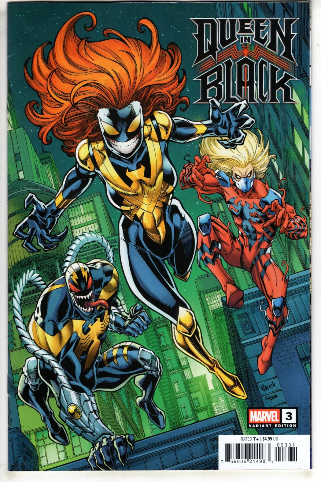 MARVEL NEW THIS WEEK QUEEN IN BLACK #3 TODD NAUCK VARIANT [QIB] (VF/NM)