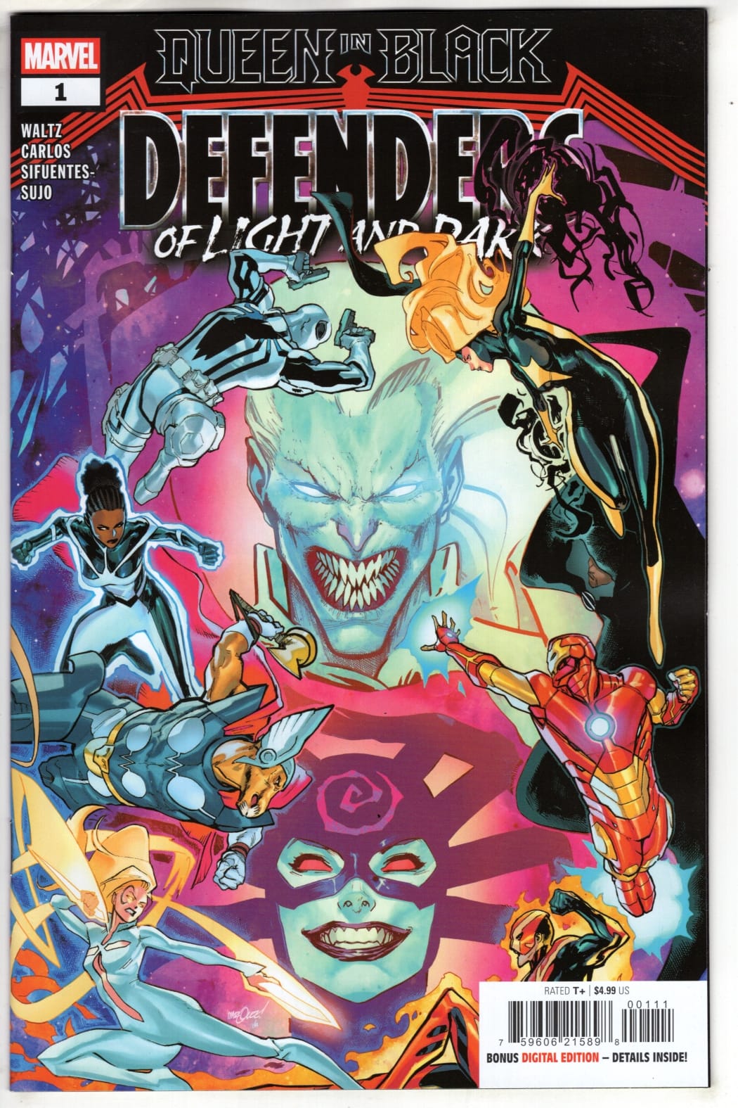 Marvel NEW THIS WEEK QUEEN IN BLACK: DEFENDERS OF LIGHT AND DARK #1 [QIB] (VF/NM)