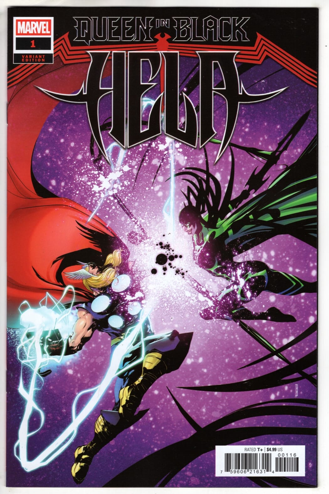Marvel NEW THIS WEEK QUEEN IN BLACK: HELA #1 DAVID BALDEON VARIANT [QIB] (VF/NM)