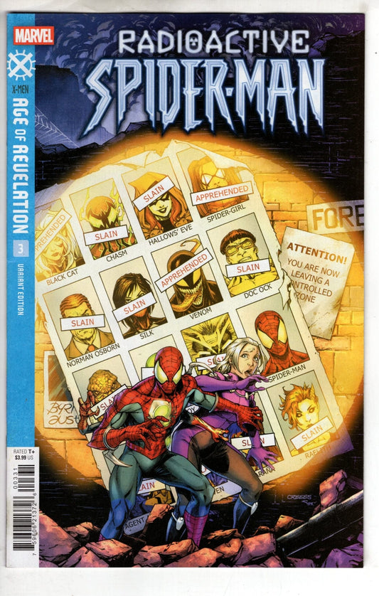 Marvel NEW THIS WEEK RADIOACTIVE SPIDER-MAN #3 CREEES LEE VARIANT [AOR]