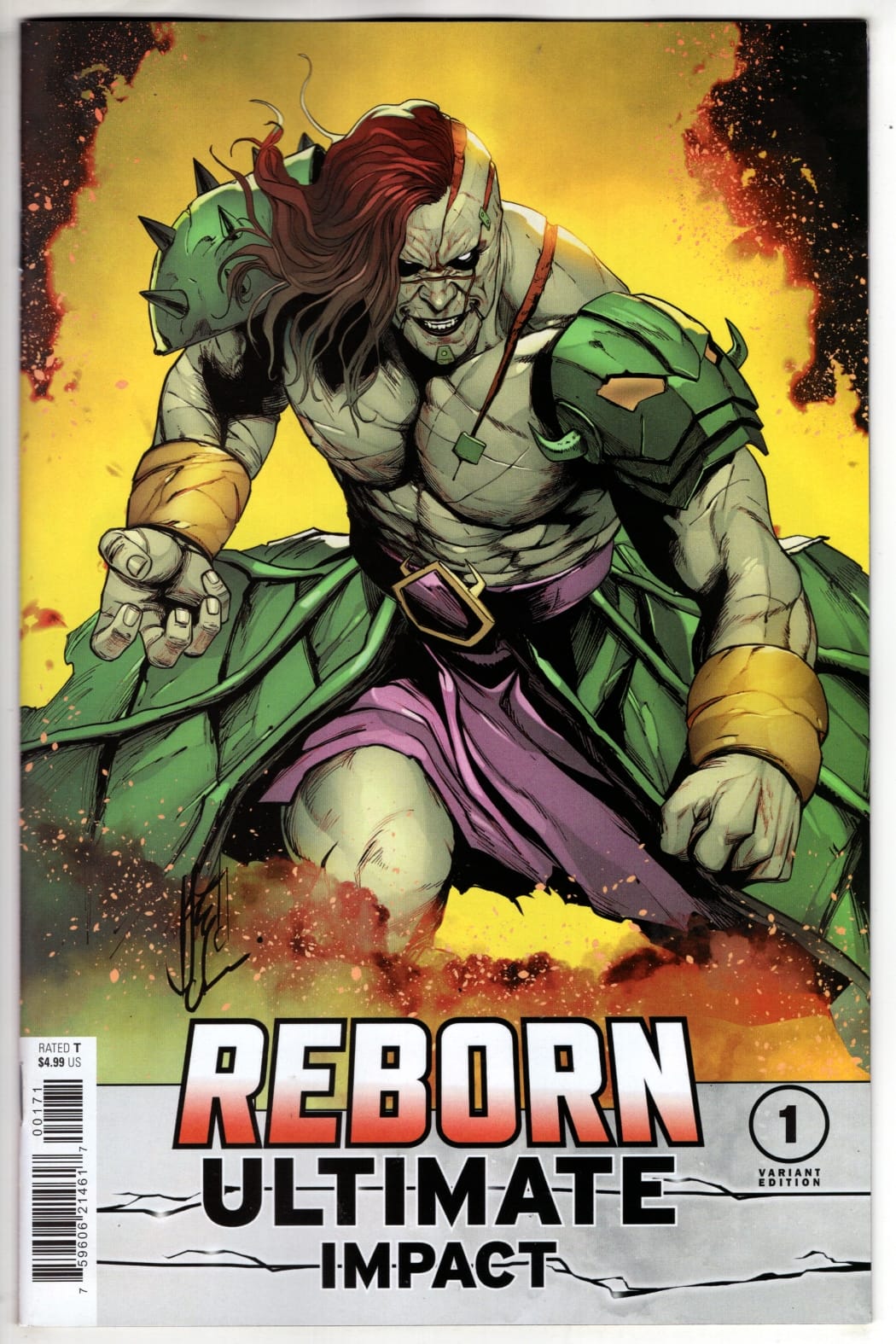 Marvel NEW THIS WEEK REBORN: ULTIMATE IMPACT #1 STEFANO CASELLI CHARACTER FIRST APPEARANCE VARIANT B (VF/NM)