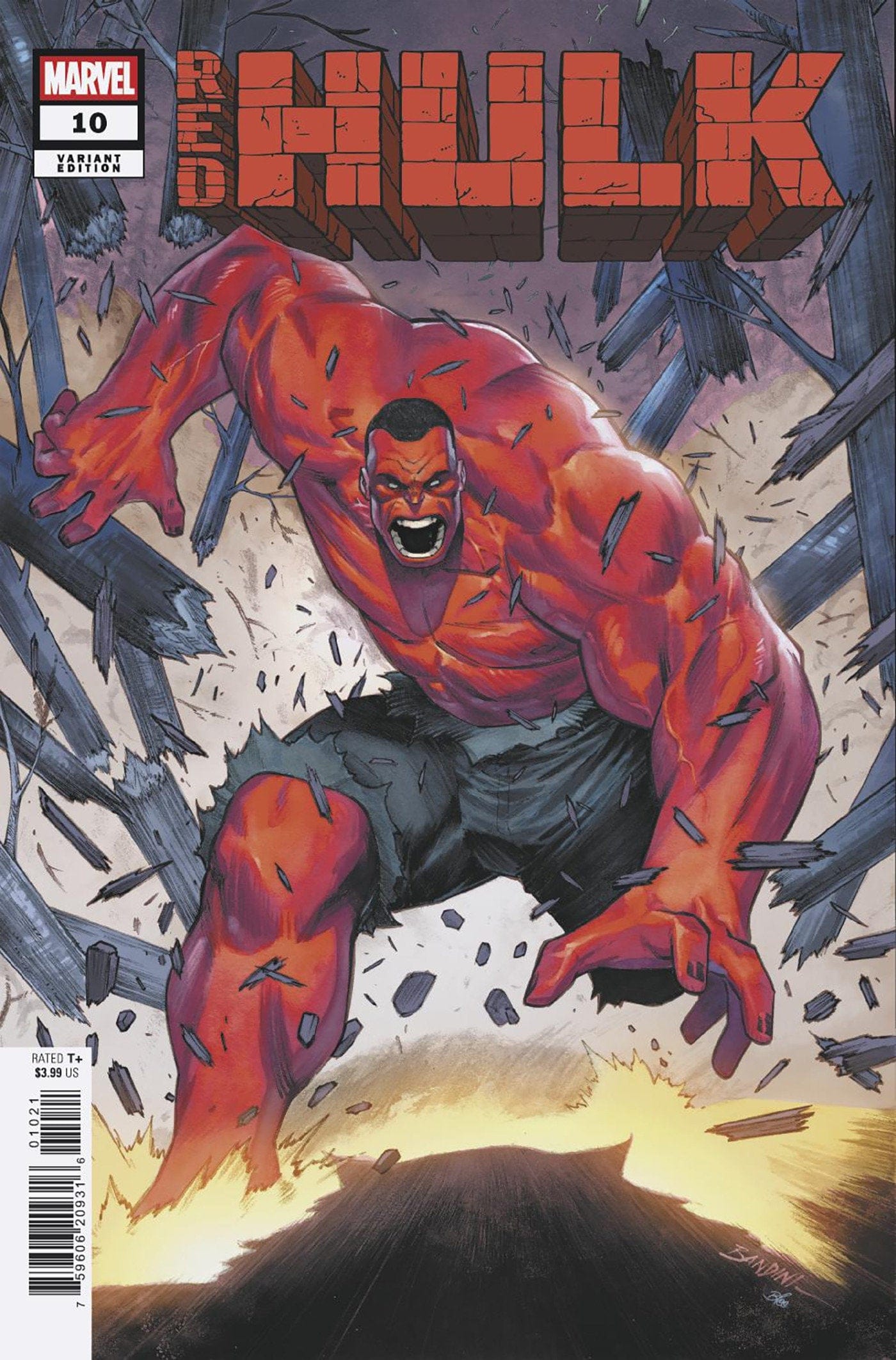 Marvel NEW THIS WEEK RED HULK #10 MICHELE BANDINI VARIANT [DOOM] [VF/NM]