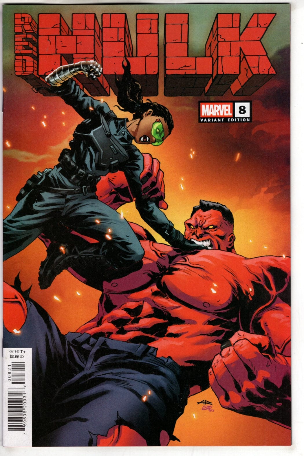 Marvel NEW THIS WEEK RED HULK #8 ANAND RAMCHERON VARIANT [DOOM]