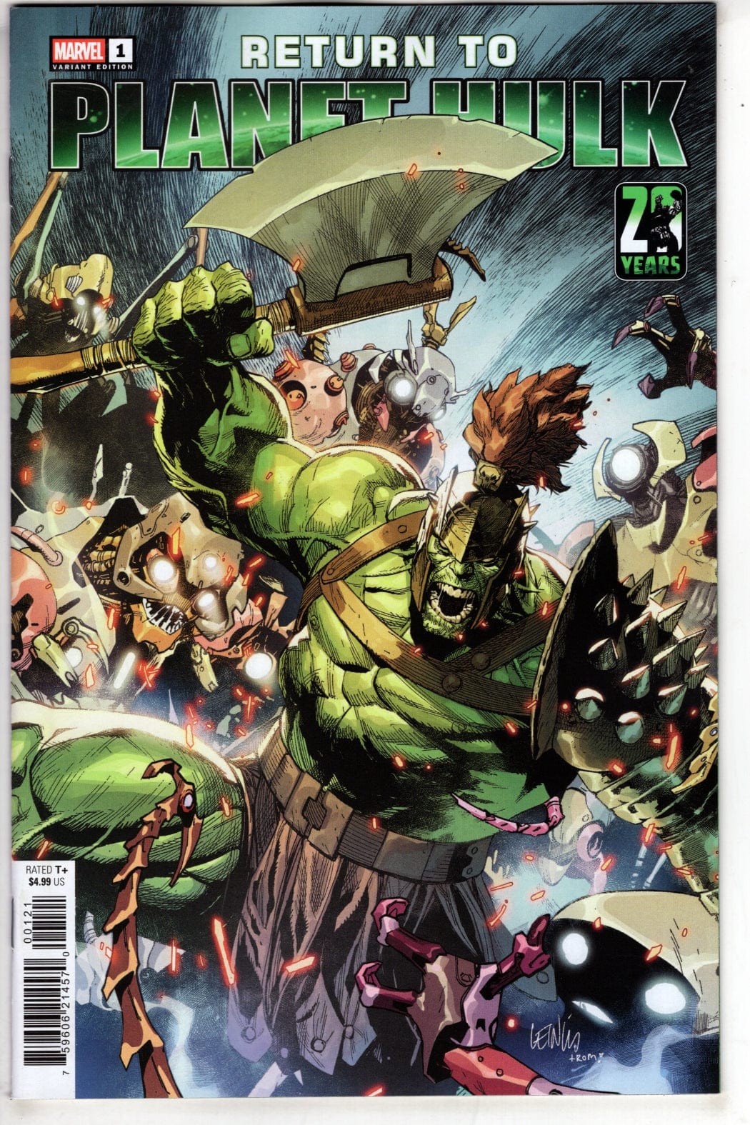 Marvel NEW THIS WEEK RETURN TO PLANET HULK #1 LEINIL FRANCIS YU VARIANT