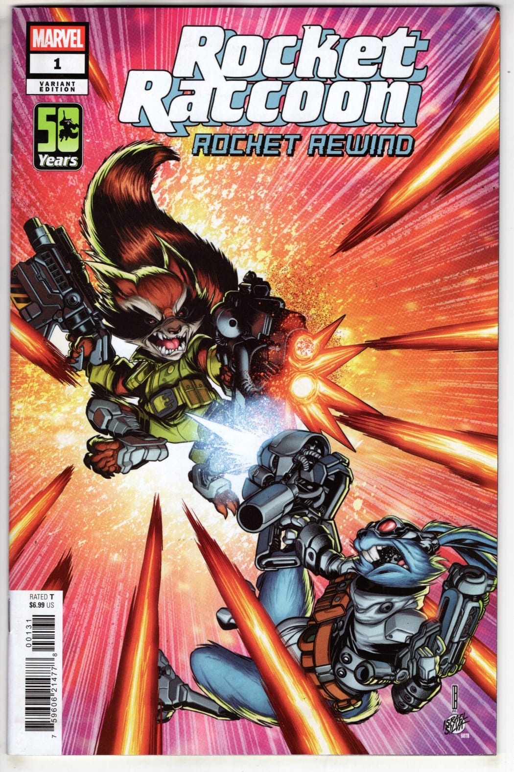 Marvel NEW THIS WEEK ROCKET RACCOON: ROCKET REWIND #1 DAVID BALDEON VARIANT (VF)