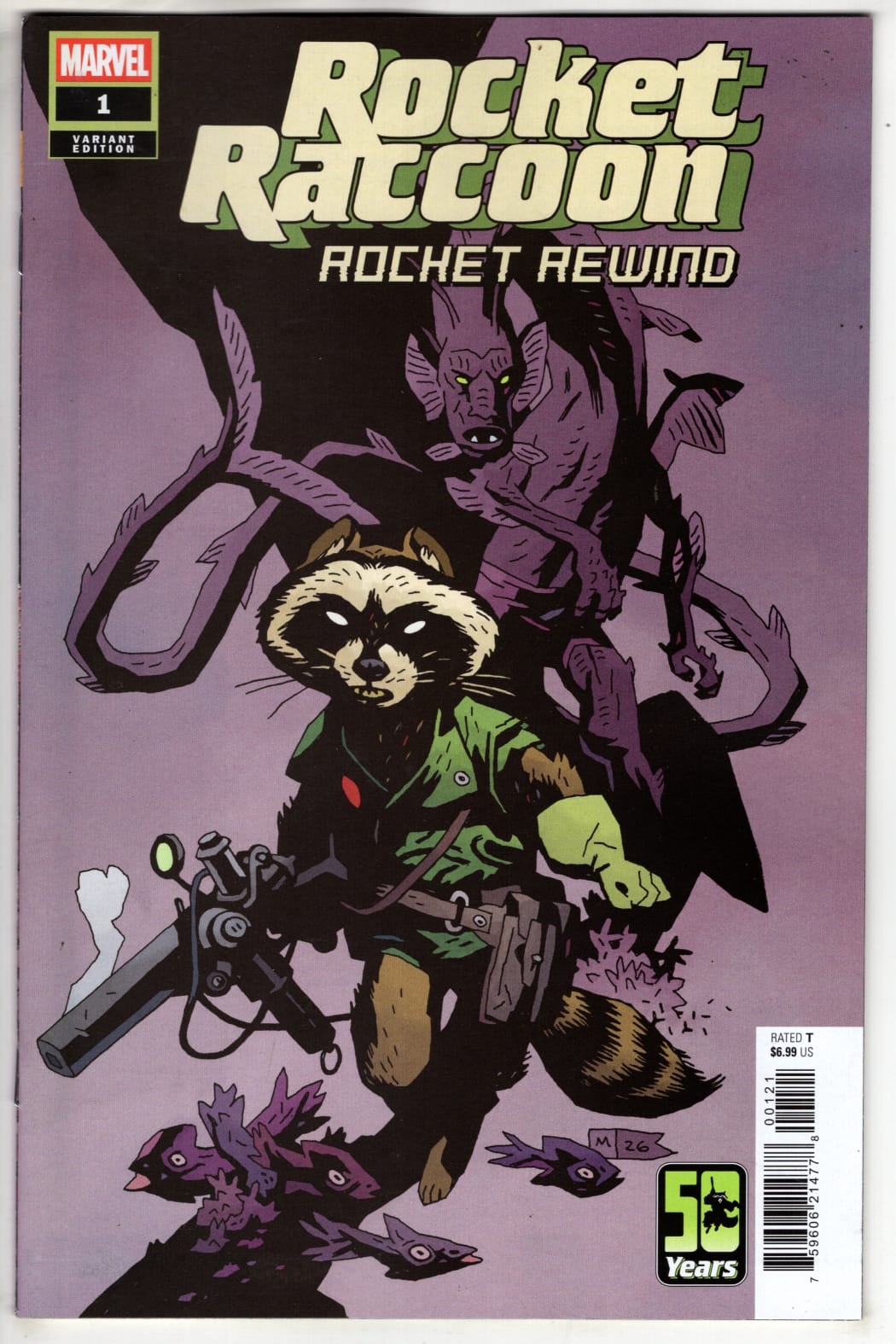 Marvel NEW THIS WEEK ROCKET RACCOON: ROCKET REWIND #1 MIKE MIGNOLA VARIANT (VF/NM)