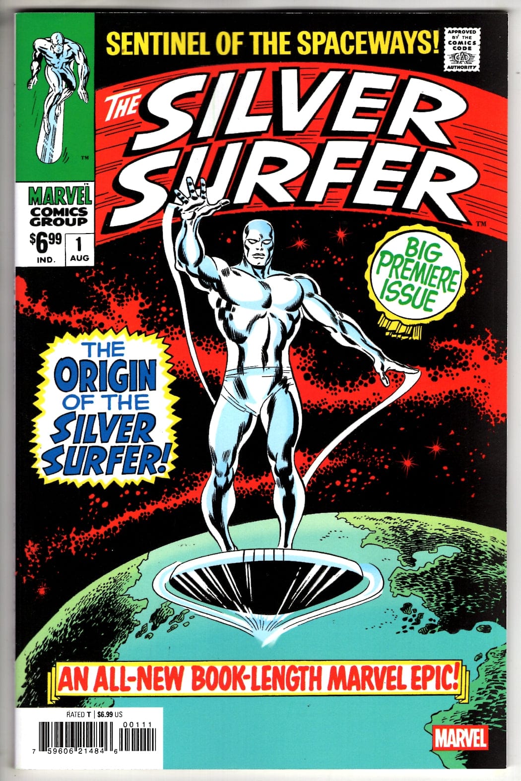 Marvel NEW THIS WEEK SILVER SURFER #1 FACSIMILE EDITION (VF/NM)