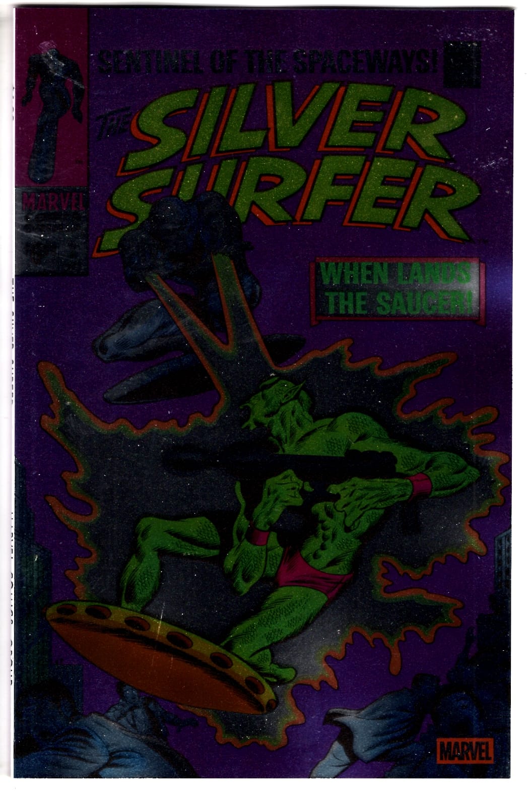 Marvel NEW THIS WEEK SILVER SURFER #2 FACSIMILE EDITION FOIL VARIANT (VF/NM)