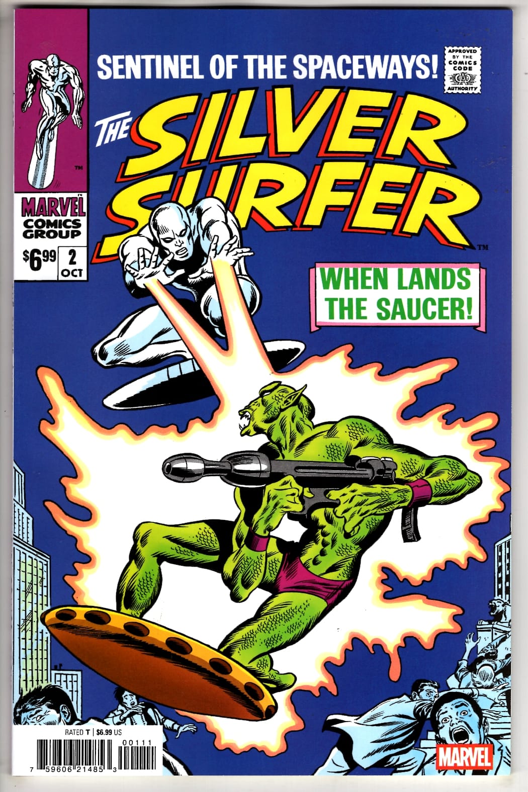 Marvel NEW THIS WEEK SILVER SURFER #2 FACSIMILE EDITION (VF/NM)