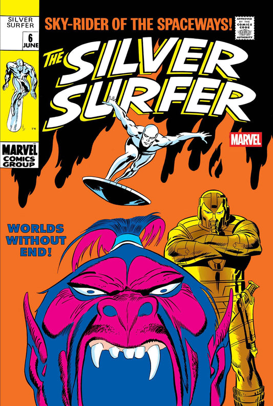 MARVEL NEW THIS WEEK SILVER SURFER #6 FACSIMILE EDITION FOIL VARIANT (VF/NM)