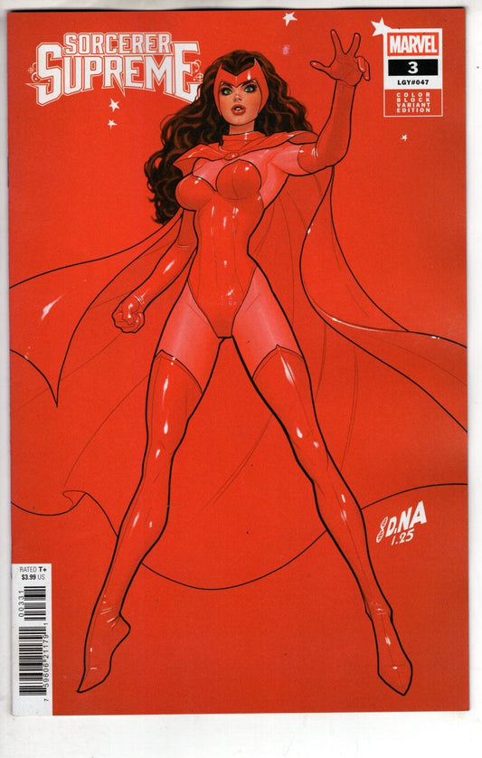 Marvel NEW THIS WEEK SORCERER SUPREME #3 DAVID NAKAYAMA COLOR BLOCK RED VARIANT (VF/NM)