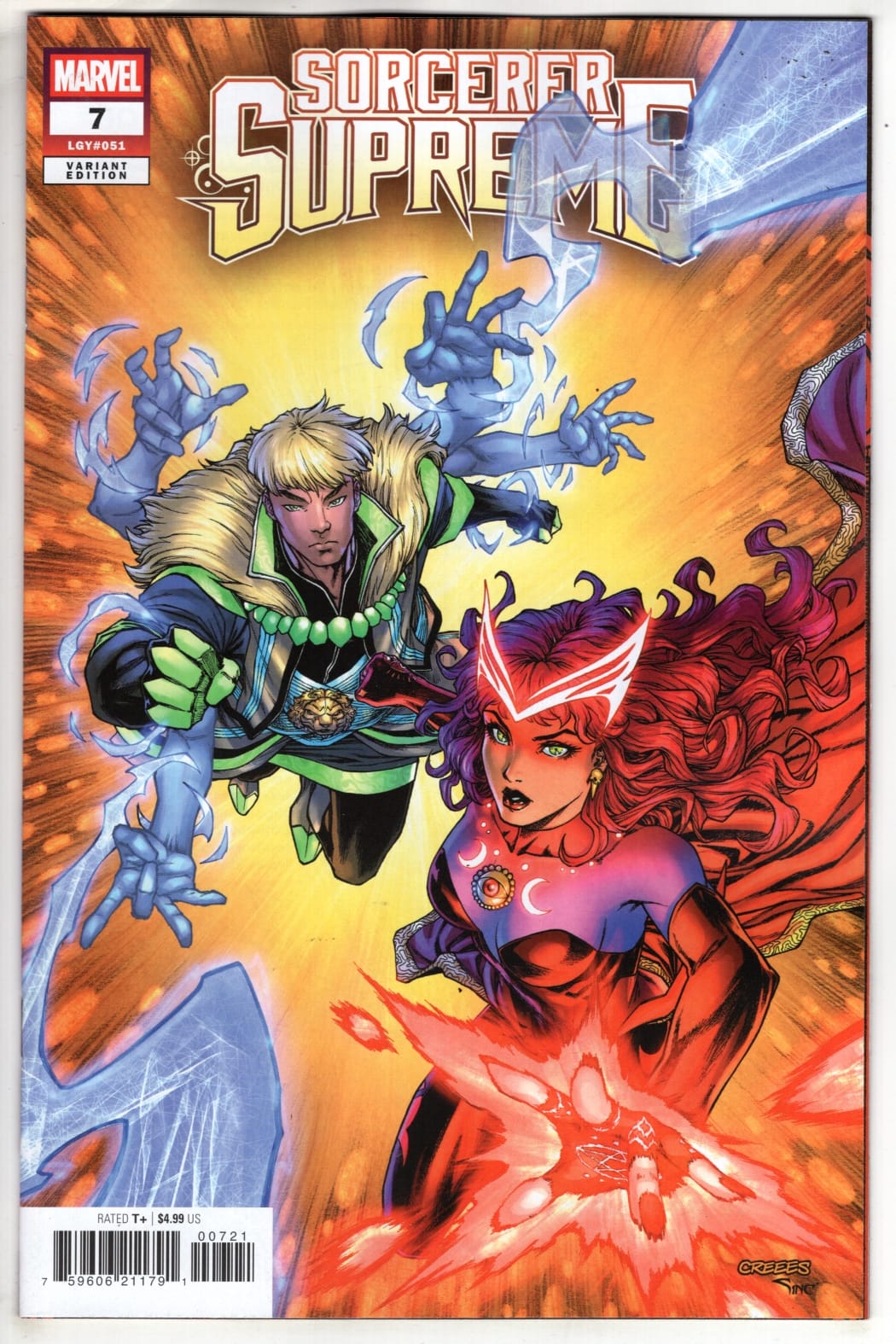 Marvel NEW THIS WEEK SORCERER SUPREME #7 CREEES LEE VARIANT (VF/NM)
