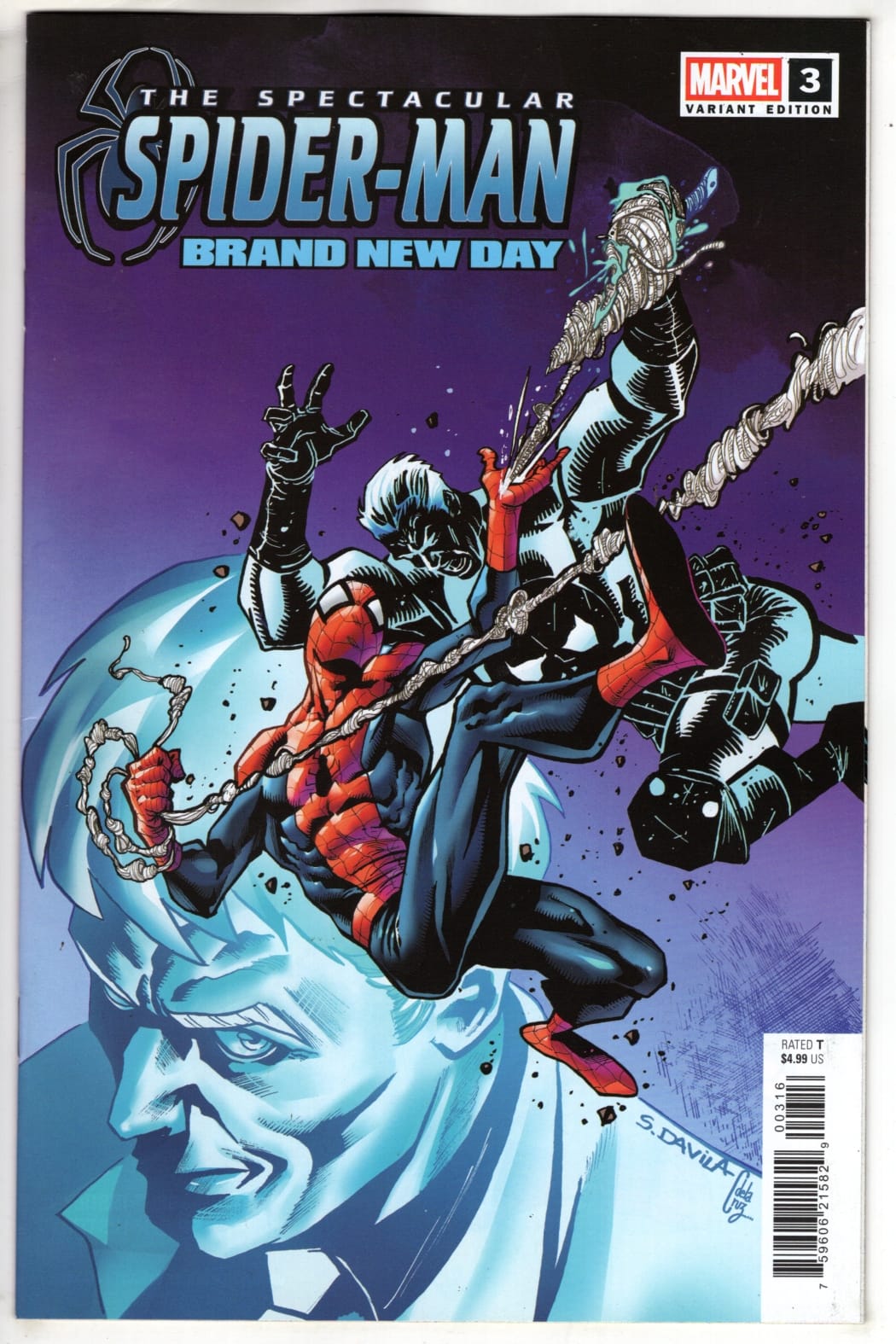Marvel NEW THIS WEEK SPECTACULAR SPIDER-MAN: BRAND NEW DAY #3 SERGIO DAVILA VARIANT (VF/NM)