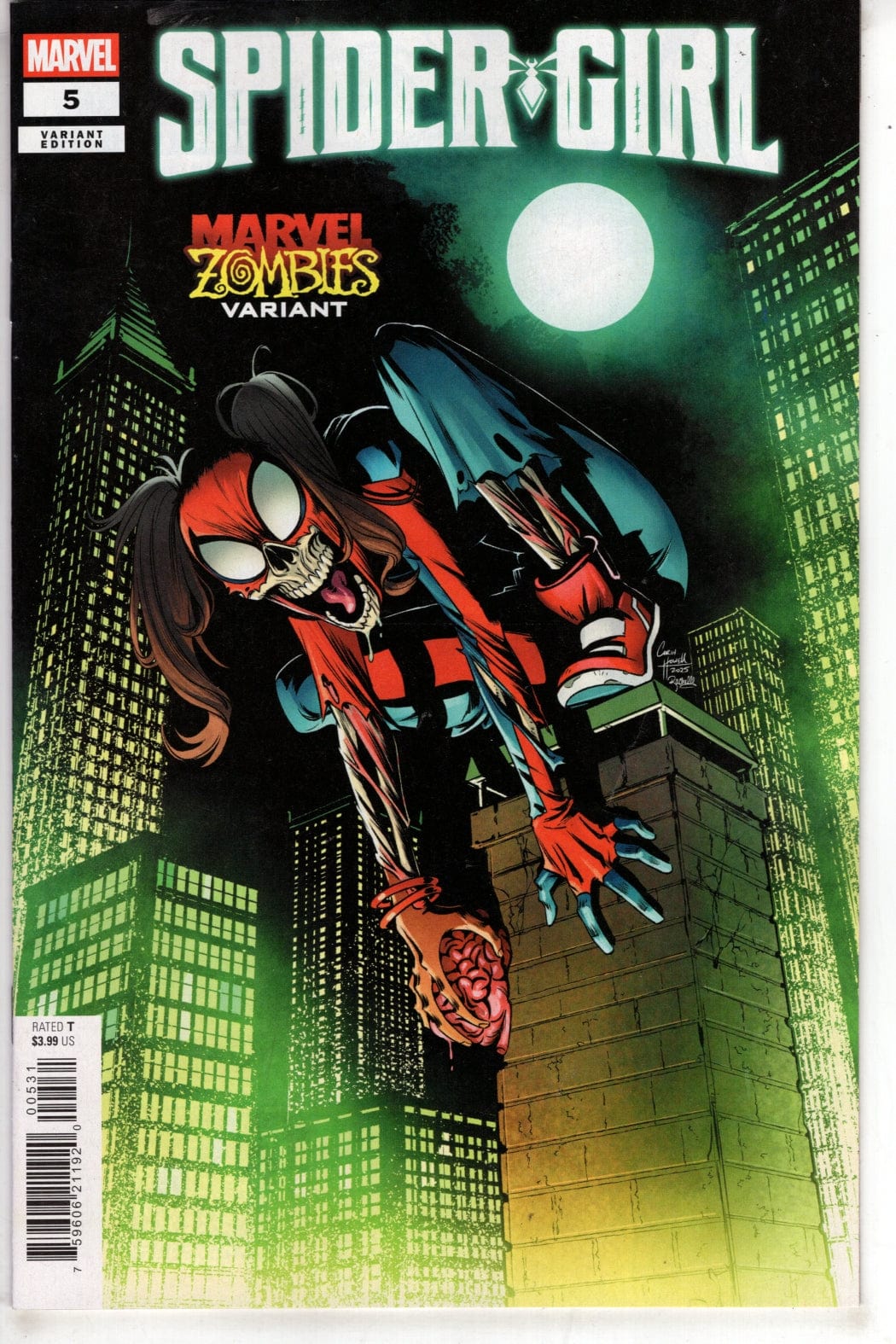 Marvel NEW THIS WEEK SPIDER-GIRL #5 CORIN HOWELL MARVEL ZOMBIES VARIANT