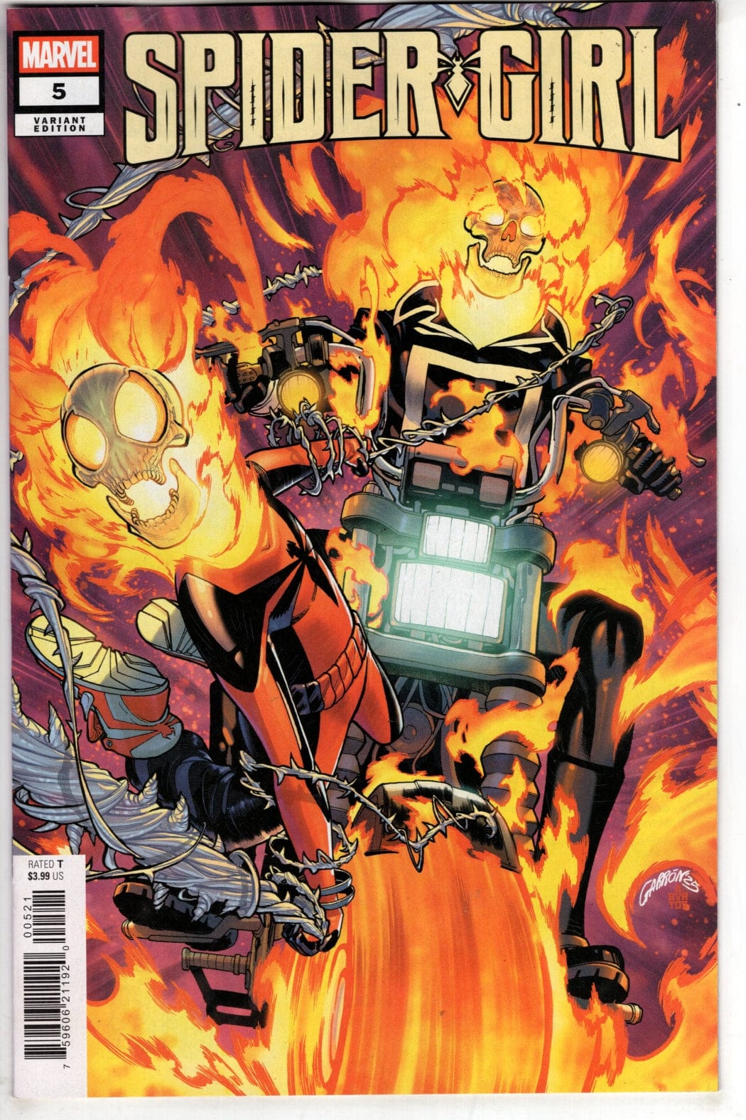 Marvel NEW THIS WEEK SPIDER-GIRL #5 JAVIER GARRON SPIDER-GIRL FUNHOUSE MIRROR VARIANT