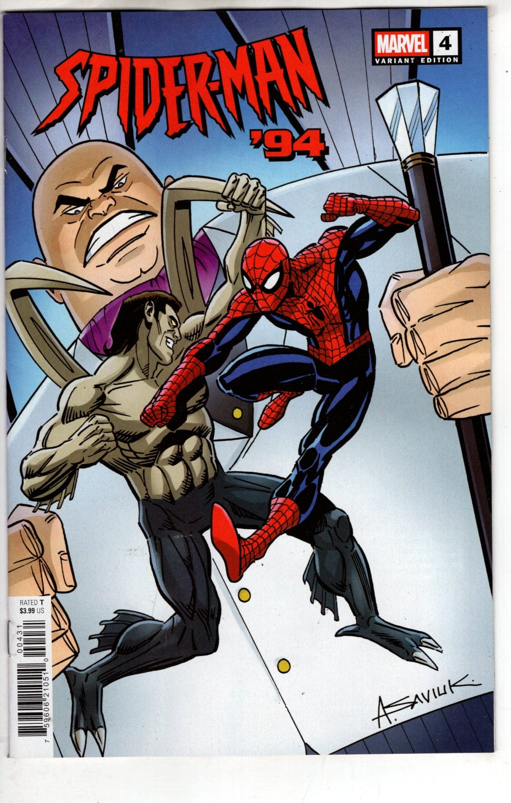 Marvel NEW THIS WEEK SPIDER-MAN '94 #4 ALEX SAVIUK VARIANT