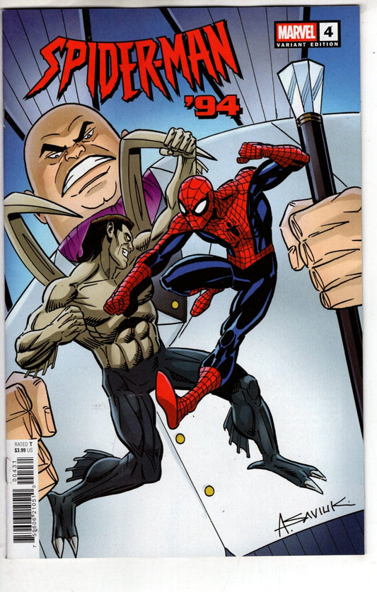 Marvel NEW THIS WEEK SPIDER-MAN '94 #4 ALEX SAVIUK VARIANT