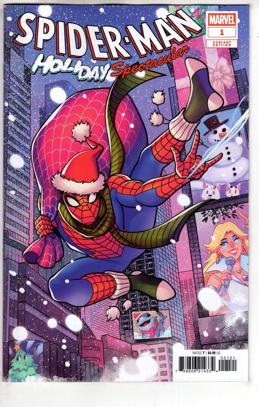 Marvel NEW THIS WEEK SPIDER-MAN: HOLIDAY SPECTACULAR #1 KASIA NIE VARIANT [VF/NM]