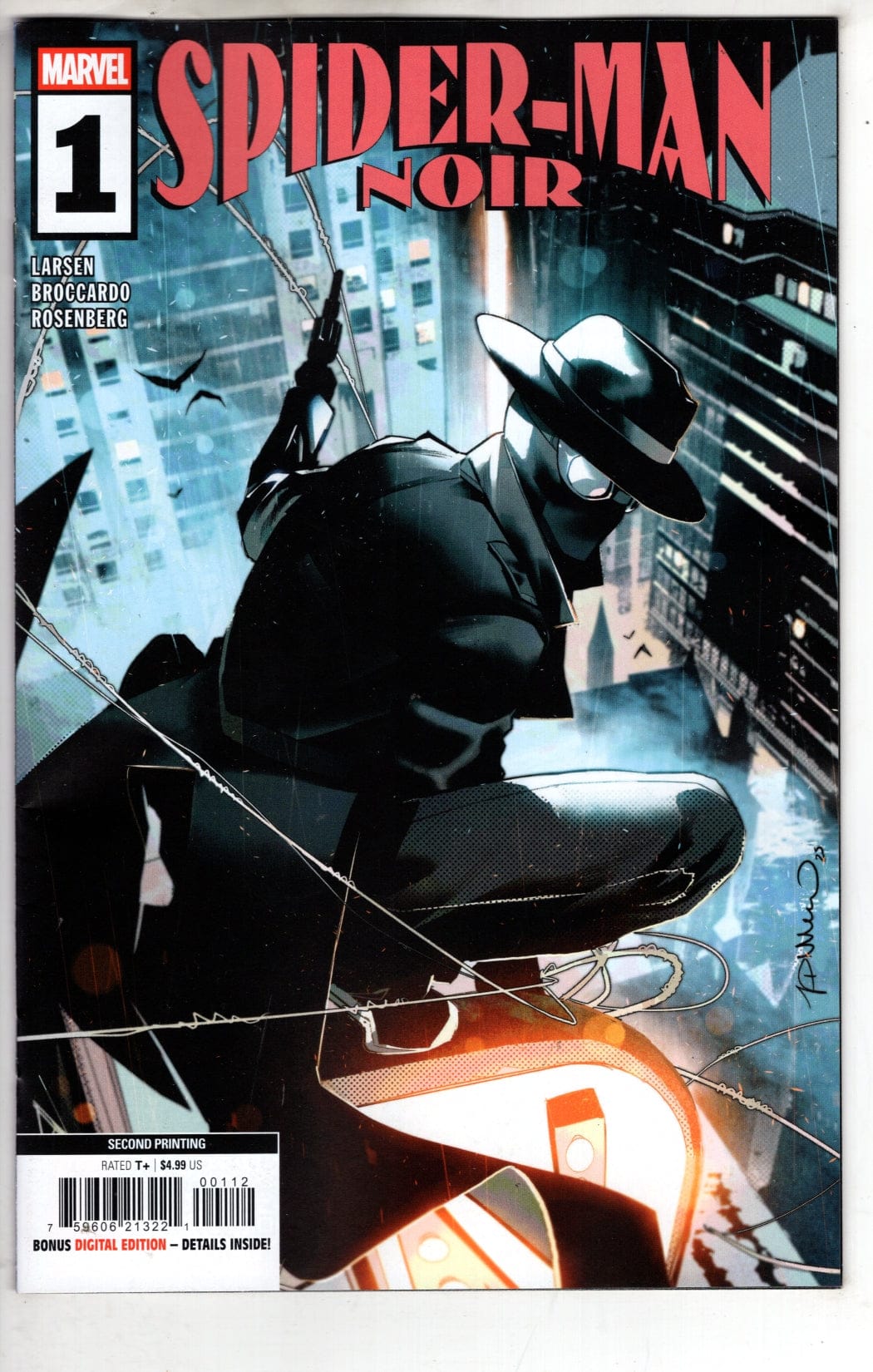 Marvel NEW THIS WEEK SPIDER-MAN NOIR #1 SIMONE DI MEO 2ND PRINTING VARIANT [VF/NM]