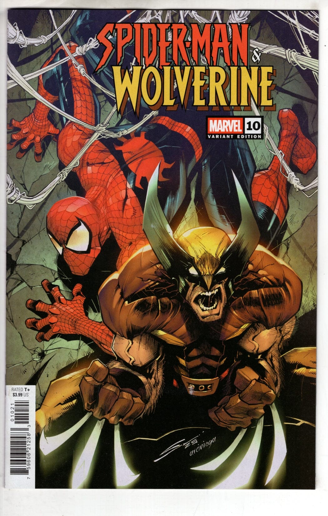 Marvel NEW THIS WEEK SPIDER-MAN & WOLVERINE #10 GERARDO SANDOVAL VARIANT (VF/NM)