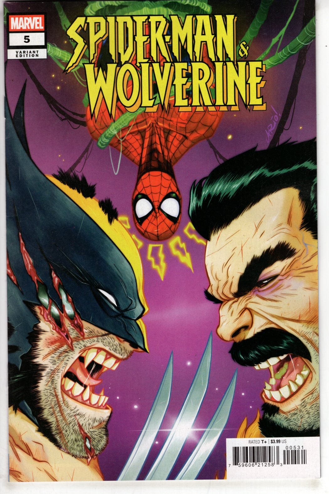 Marvel NEW THIS WEEK SPIDER-MAN & WOLVERINE #5 ARIO ANINDITO VARIANT