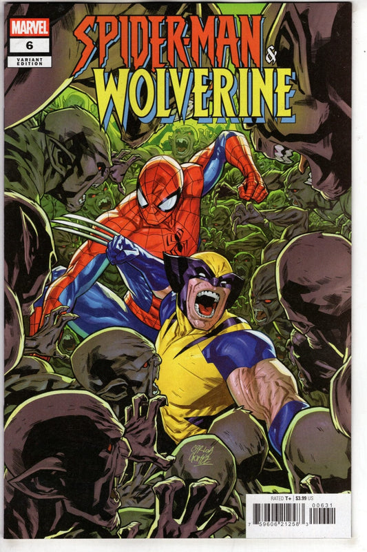 Marvel NEW THIS WEEK SPIDER-MAN & WOLVERINE #6 CARLOS GOMEZ VARIANT