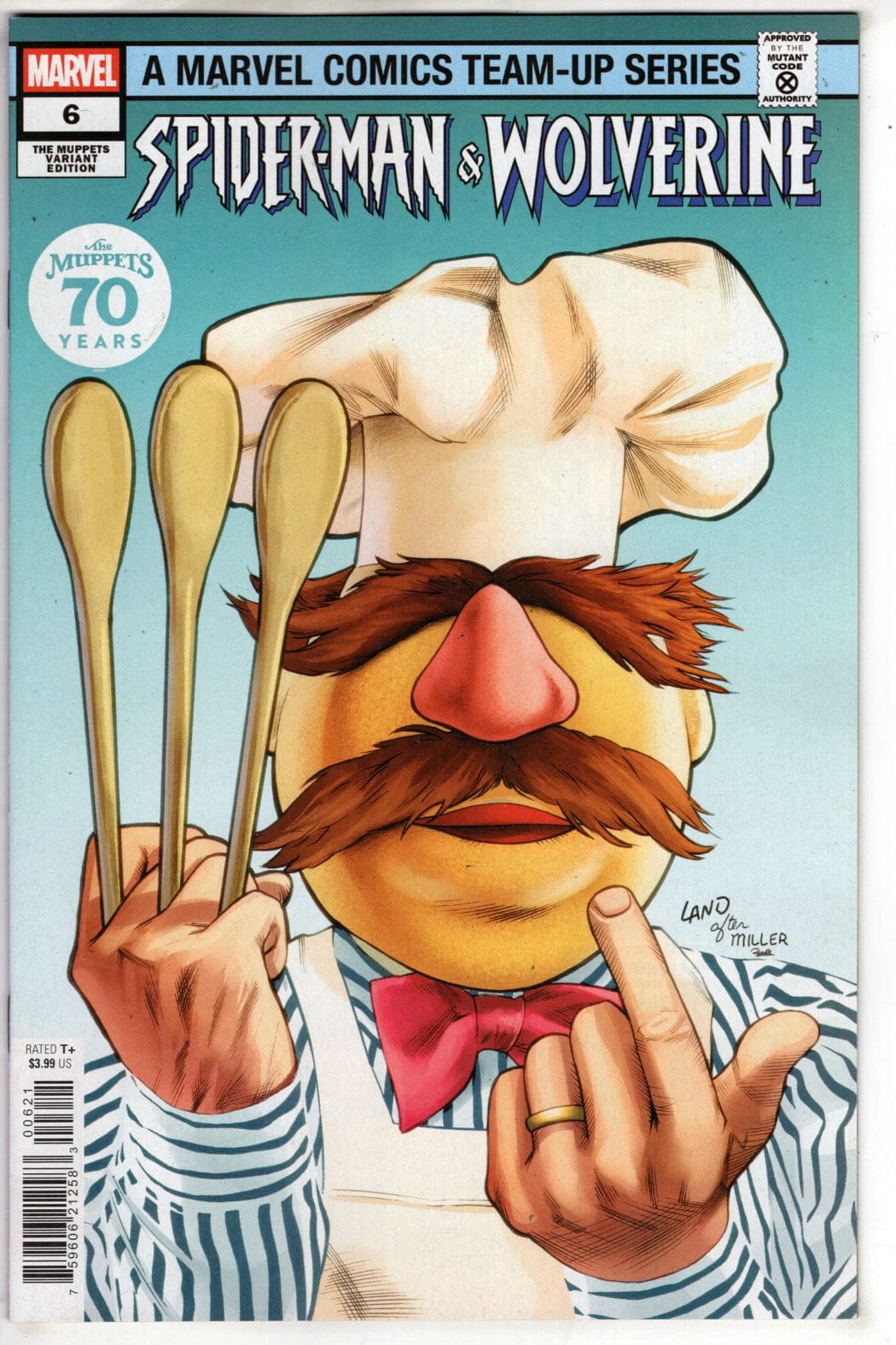 Marvel NEW THIS WEEK SPIDER-MAN & WOLVERINE #6 GREG LAND MUPPETS VARIANT