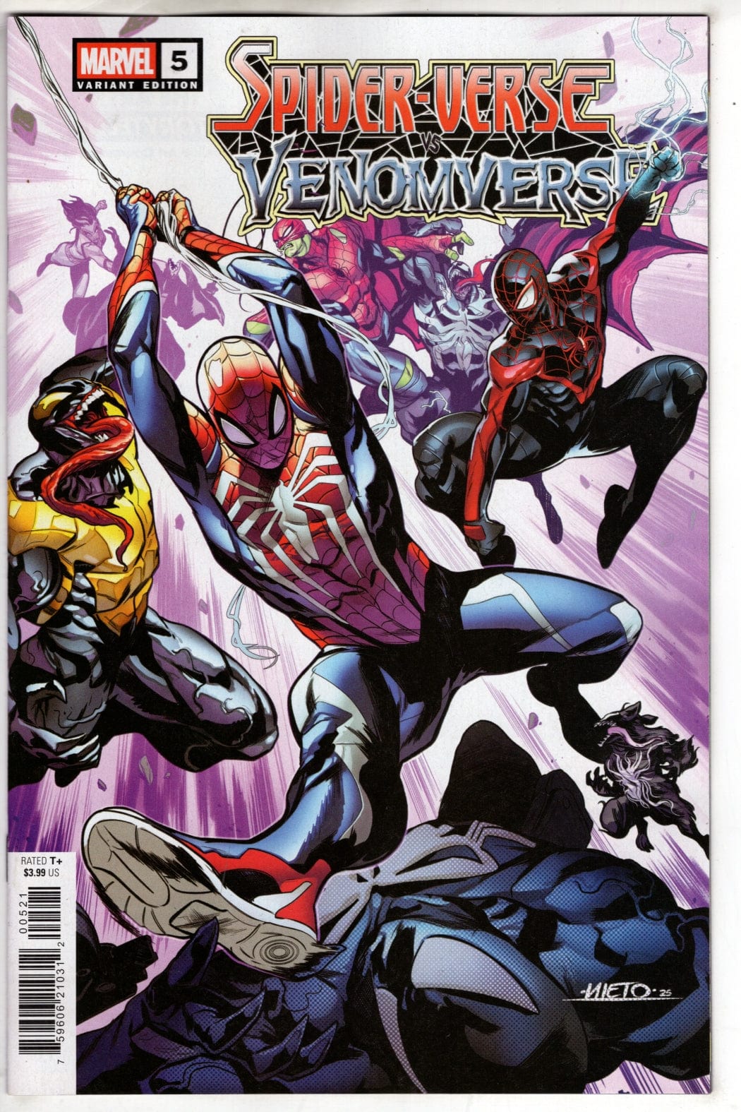 Marvel NEW THIS WEEK SPIDER-VERSE VS. VENOMVERSE #5 CARLOS NIETO VARIANT
