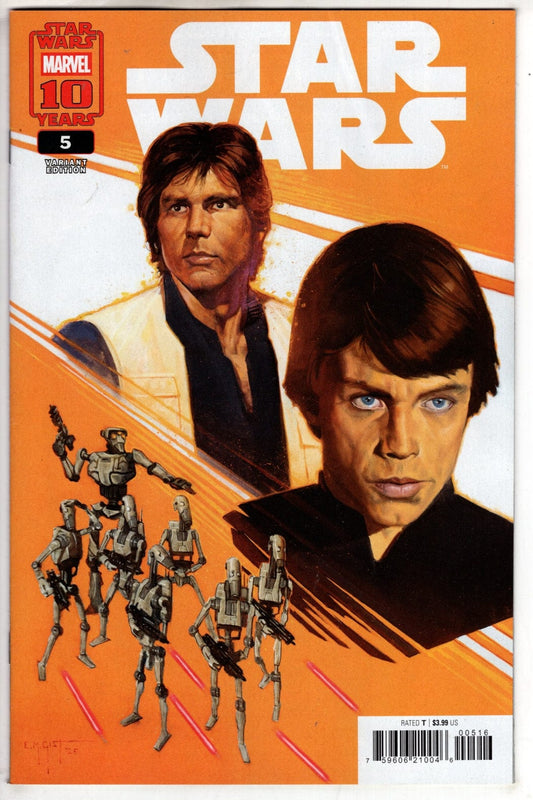 Marvel NEW THIS WEEK STAR WARS #5 E.M. GIST VARIANT
