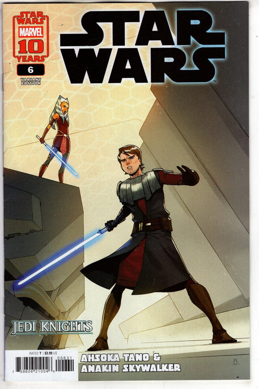 Marvel NEW THIS WEEK STAR WARS #6 BENGAL AHSOKA & ANAKIN JEDI KNIGHTS VARIANT