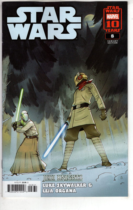 Marvel NEW THIS WEEK STAR WARS #8 BENGAL LUKE SKYWALKER & LEIA ORGANA JEDI KNIGHTS VARIANT
