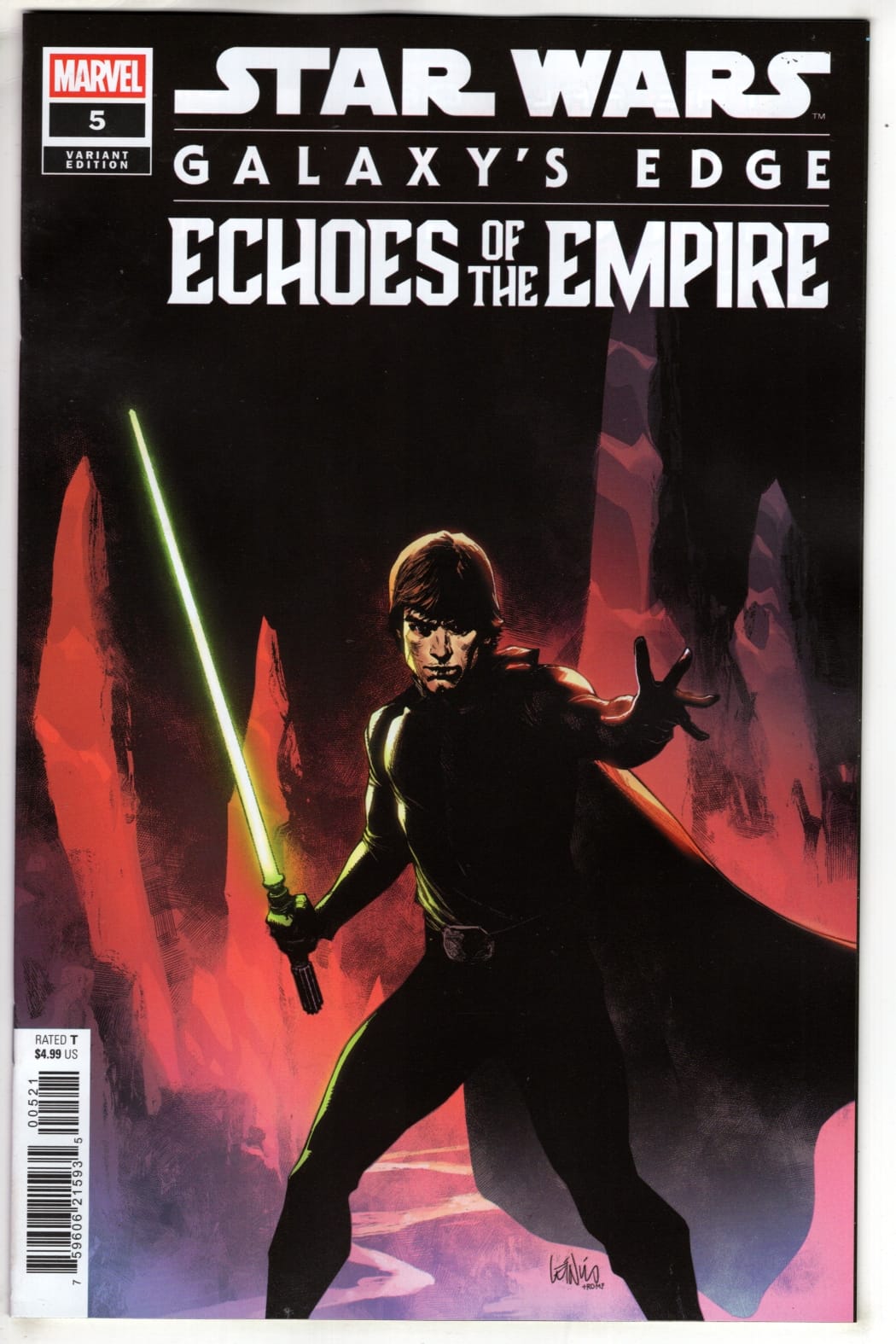 MARVEL NEW THIS WEEK STAR WARS: GALAXY'S EDGE - ECHOES OF THE EMPIRE #5 LEINIL YU CHARACTER VARIANT (VF/NM)