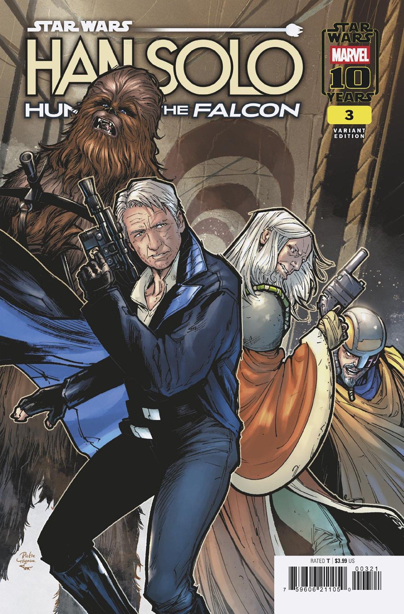 Marvel NEW THIS WEEK STAR WARS: HAN SOLO - HUNT FOR THE FALCON #3 RICKIE YAGAWA VARIANT [VF/NM]