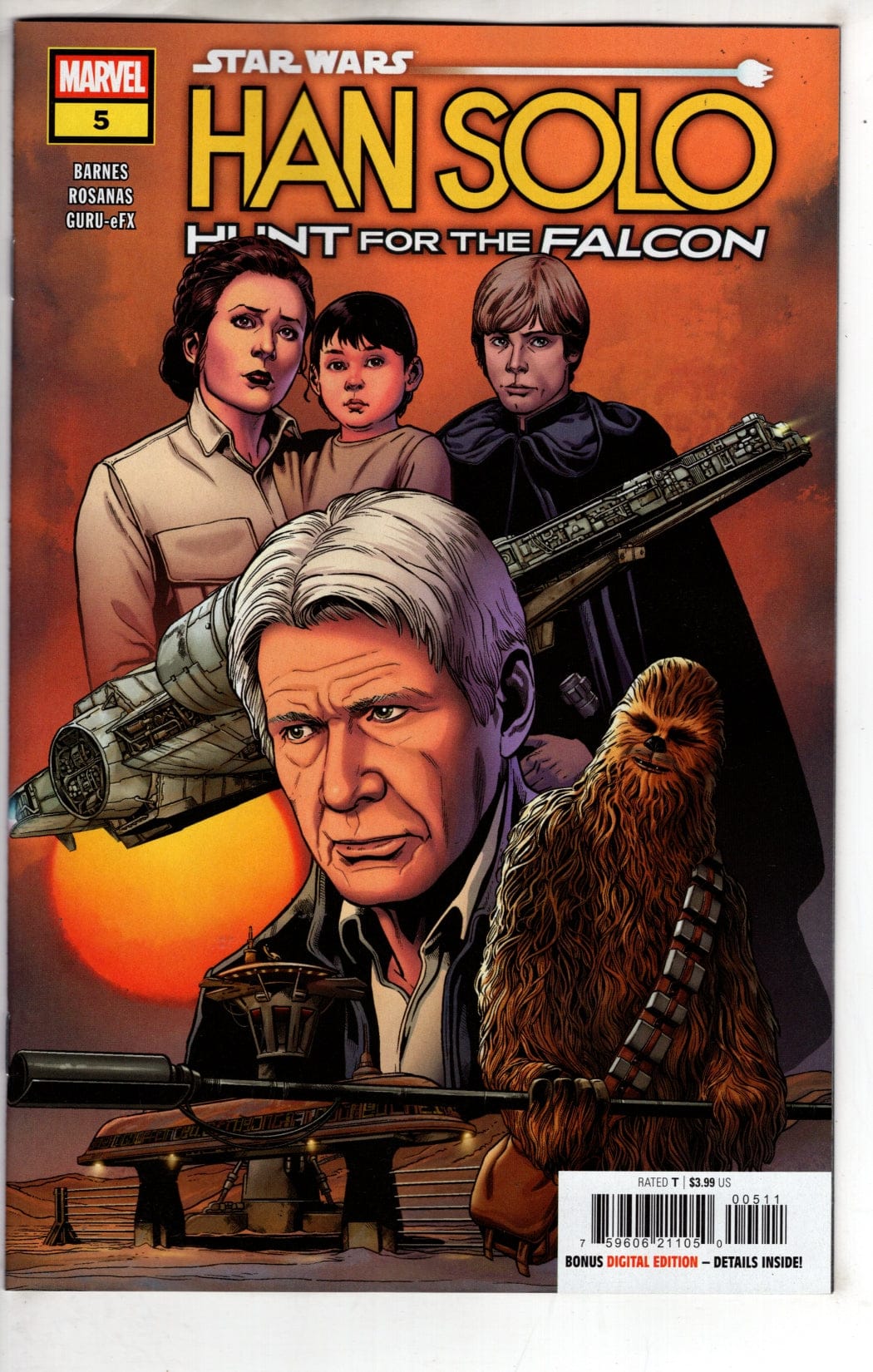 Marvel NEW THIS WEEK STAR WARS: HAN SOLO - HUNT FOR THE FALCON #5 (VF/NM)