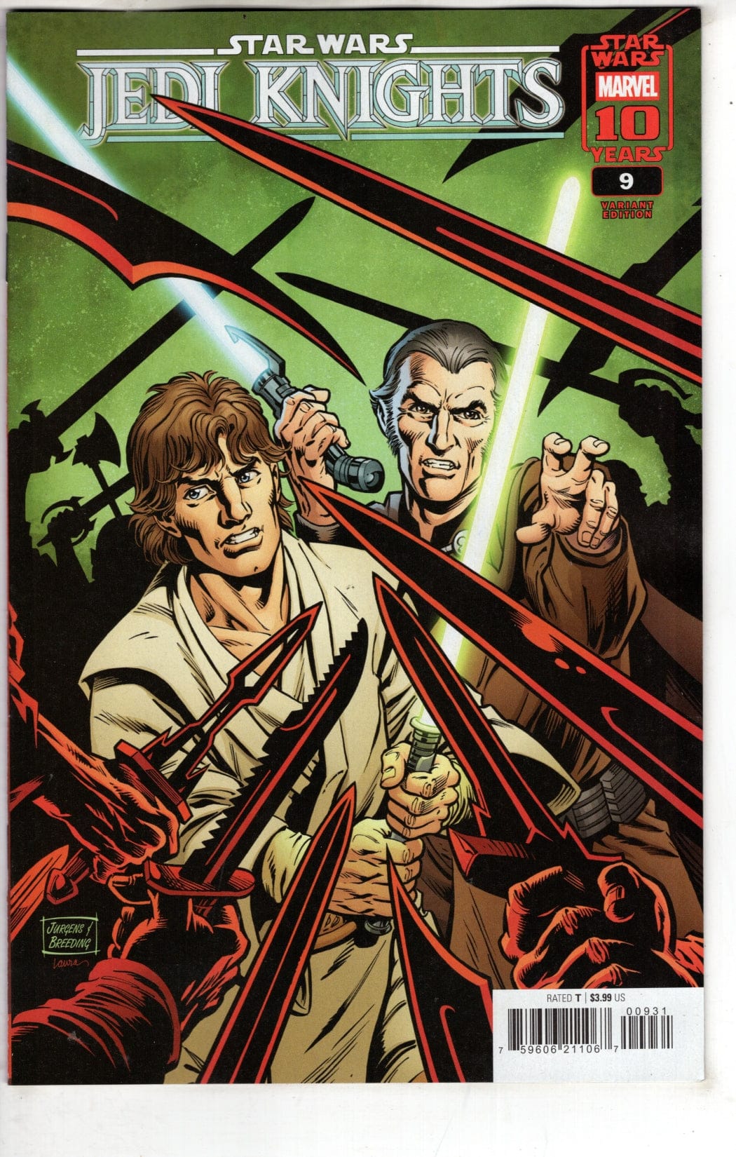 Marvel NEW THIS WEEK STAR WARS: JEDI KNIGHTS #9 HOMAGE VARIANT [VF/NM]