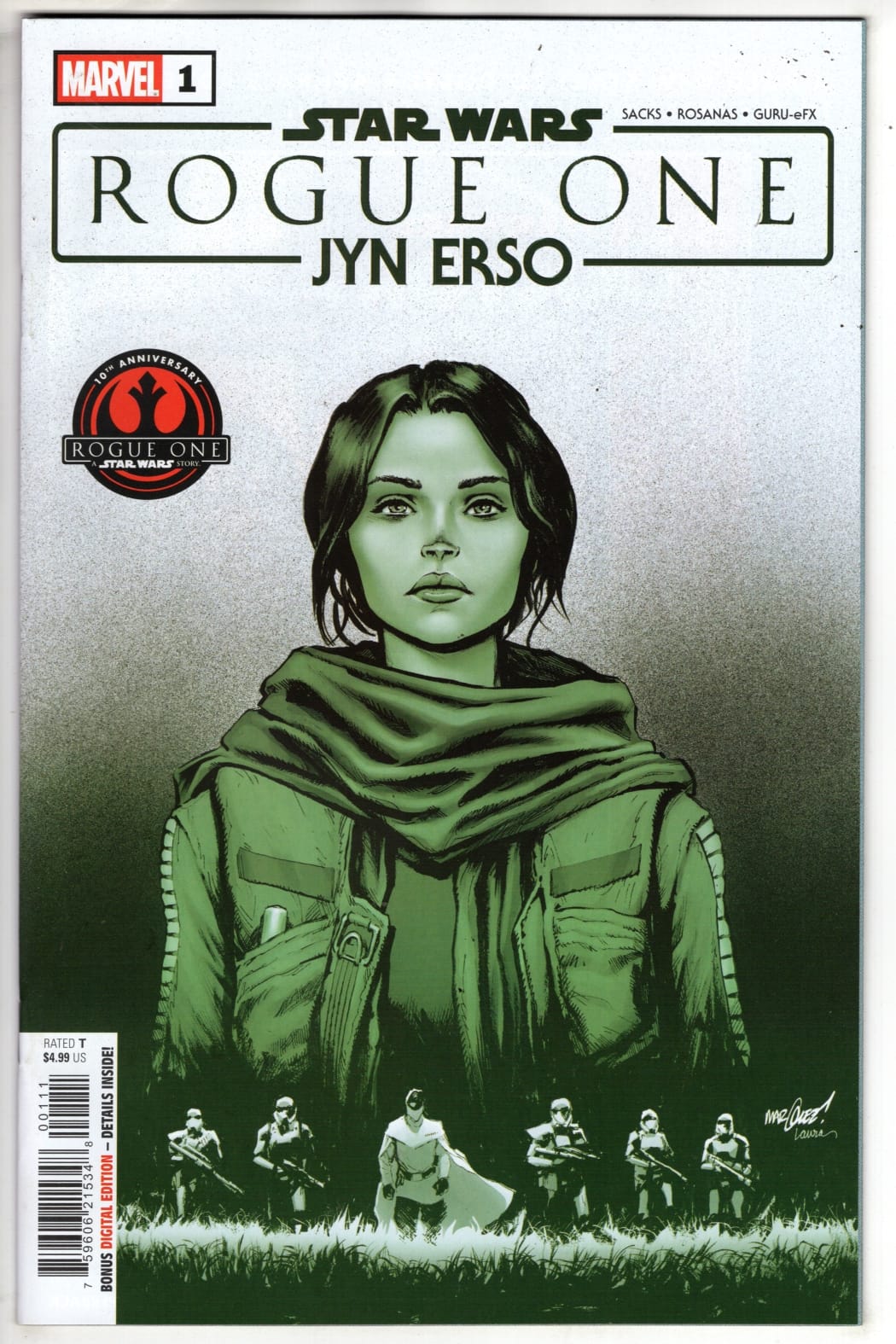Marvel NEW THIS WEEK STAR WARS: ROGUE ONE - JYN ERSO #1 (VF/NM)