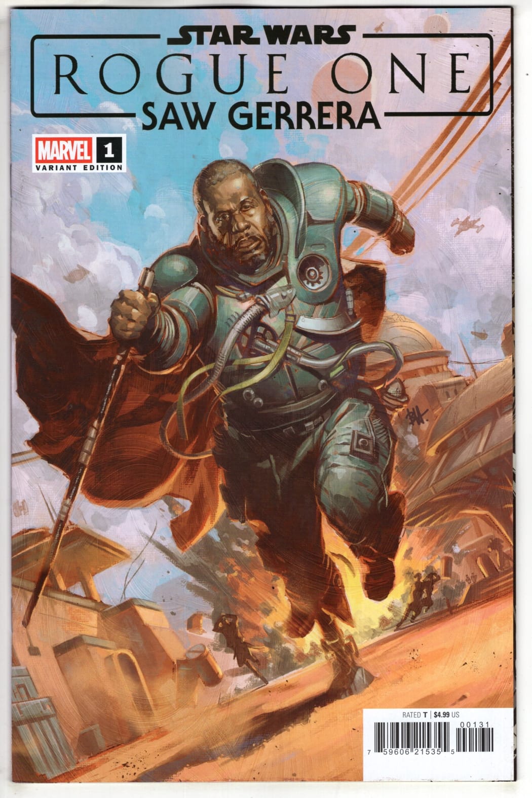 Marvel NEW THIS WEEK STAR WARS: ROGUE ONE - SAW GERRERA #1 BEN HARVEY VARIANT (VF/NM)