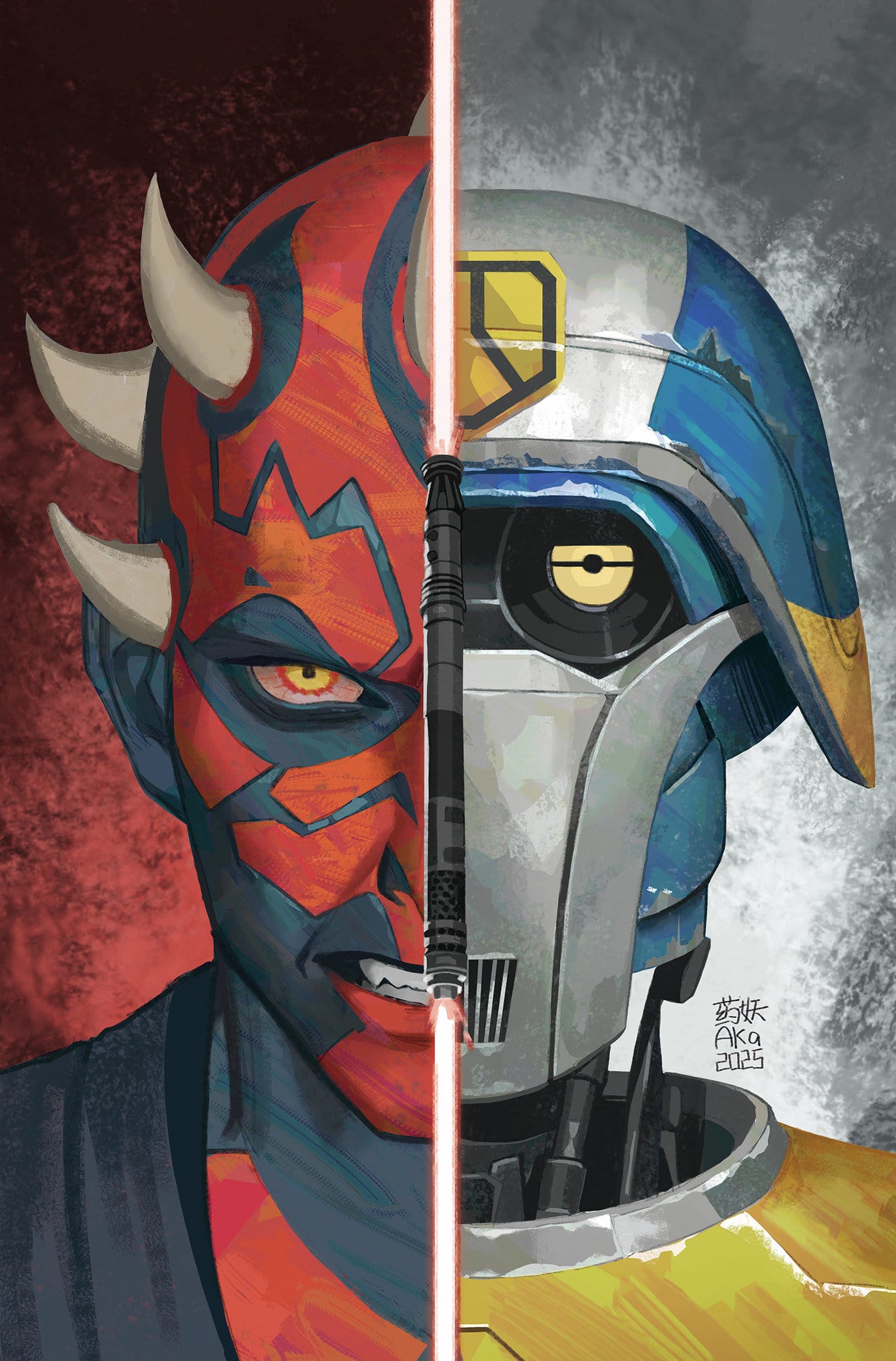 Marvel NEW THIS WEEK STAR WARS: SHADOW OF MAUL #2 AKA HEADSHOT VIRGIN VARIANT (VF/NM)