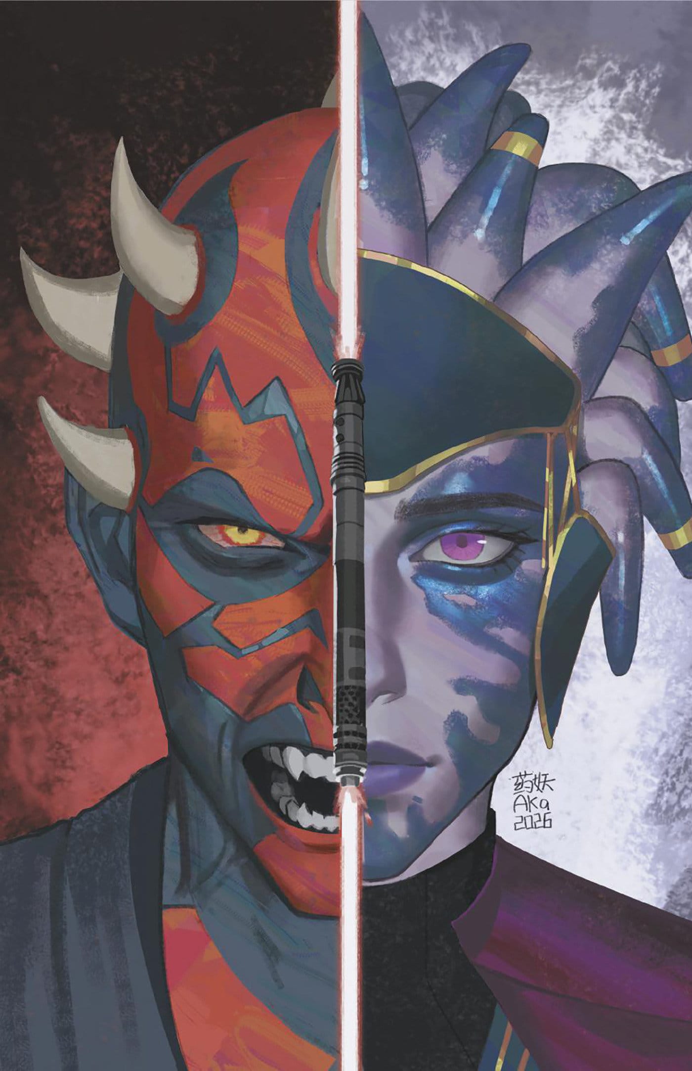 Marvel NEW THIS WEEK STAR WARS: SHADOW OF MAUL #5 AKA HEADSHOT VIRGIN VARIANT (VF/NM)
