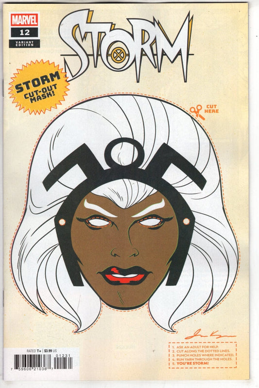 Marvel NEW THIS WEEK STORM #12 RETRO HALLOWEEN MASK VARIANT