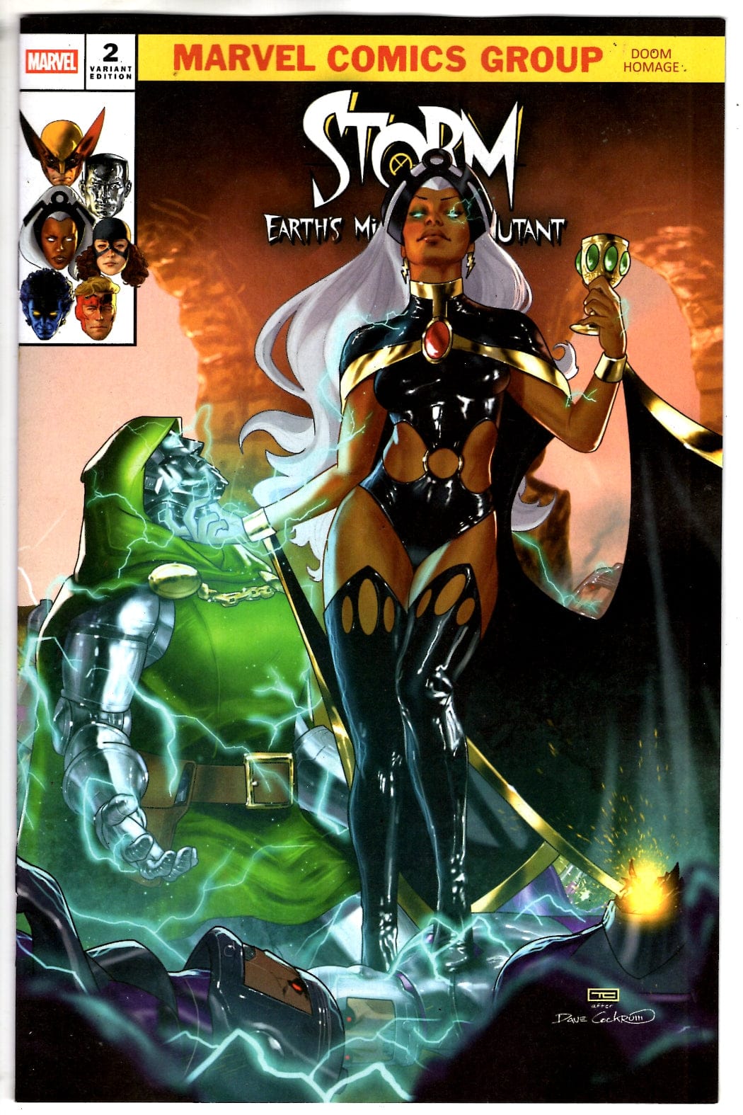 Marvel NEW THIS WEEK STORM: EARTH'S MIGHTIEST MUTANT #2 TAURIN CLARKE DOOM HOMAGE VARIANT (VF/NM)