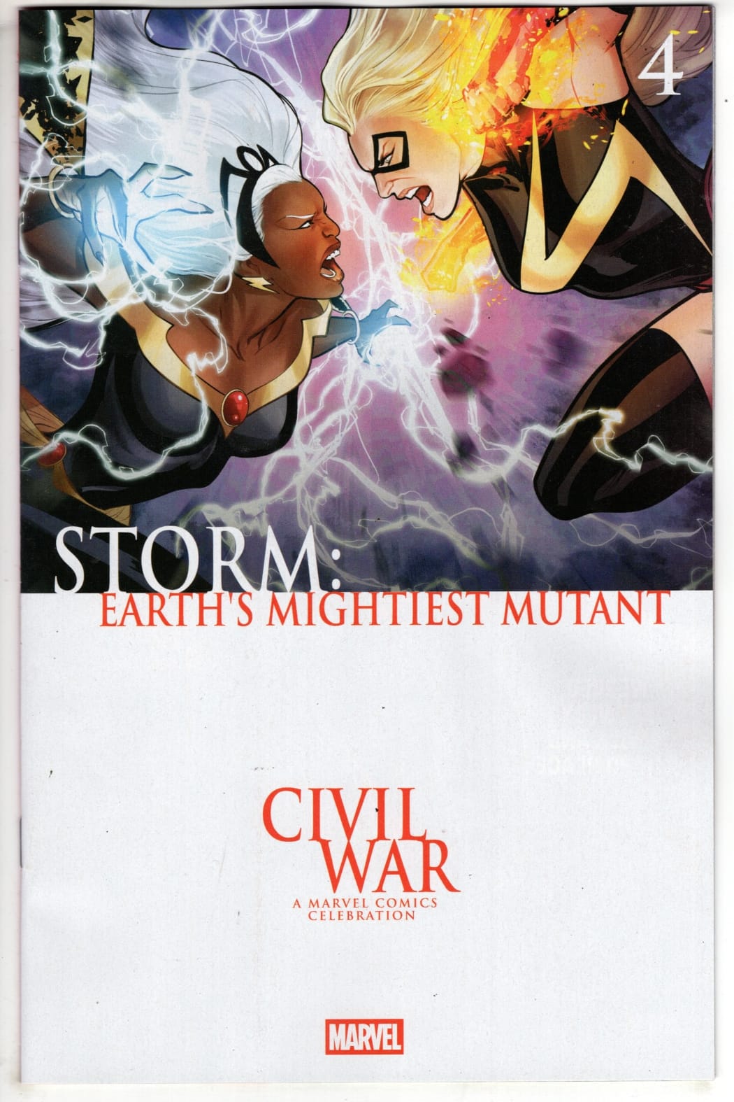 Marvel NEW THIS WEEK STORM: EARTH'S MIGHTIEST MUTANT #4  CIVIL WAR CELEBRATION VARIANT (VF/NM)
