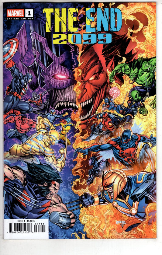 Marvel NEW THIS WEEK THE END 2099 #1 KEN LASHLEY BATTLE VARIANT