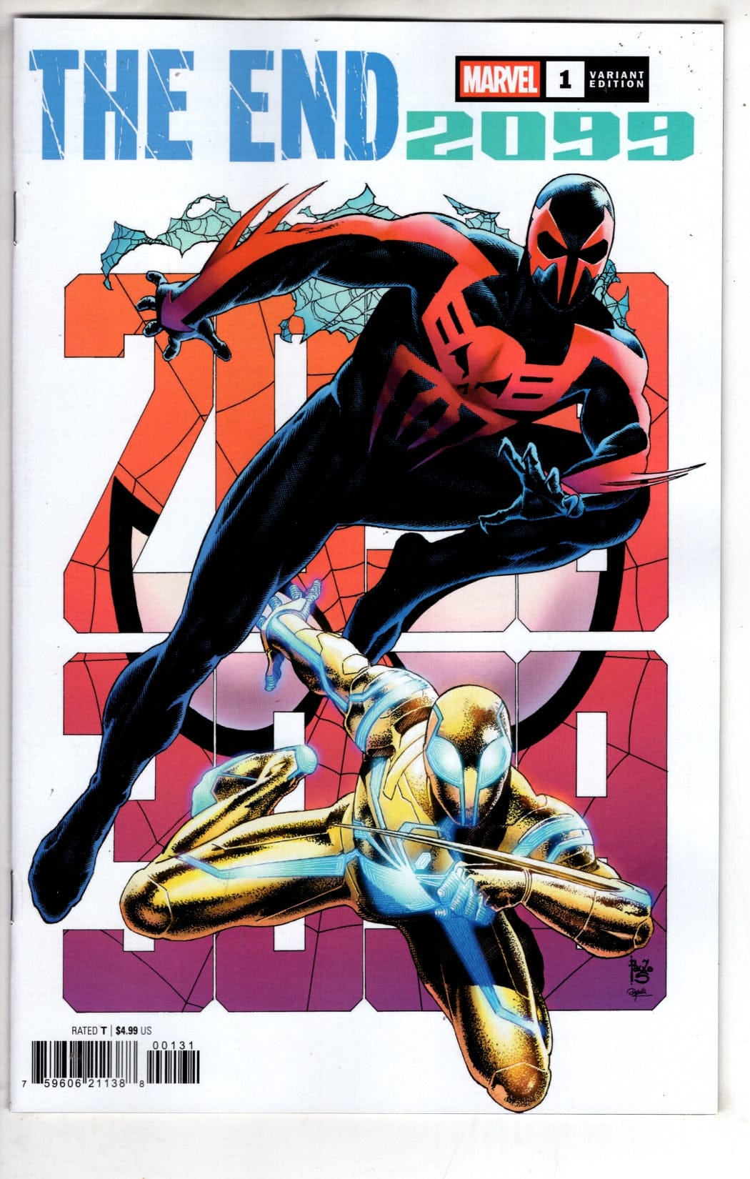 Marvel NEW THIS WEEK THE END 2099 #1 PAULO SIQUEIRA VARIANT